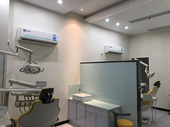 口腔連鎖機構(gòu)使用錦德等離子空氣消毒機